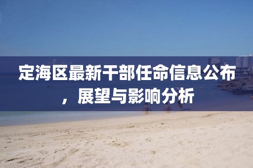 定海區(qū)最新干部任命信息公布，展望與影響分析