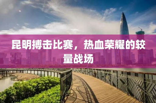 昆明搏擊比賽，熱血榮耀的較量戰(zhàn)場