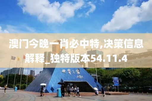澳門今晚一肖必中特,決策信息解釋_獨(dú)特版本54.11.4