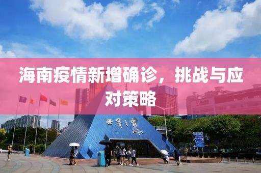 海南疫情新增確診，挑戰(zhàn)與應(yīng)對策略