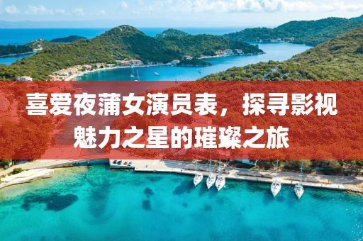 喜愛(ài)夜蒲女演員表，探尋影視魅力之星的璀璨之旅