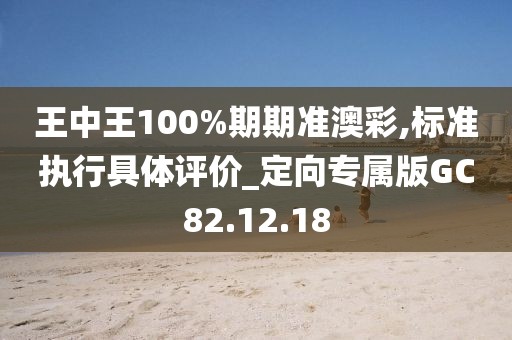 王中王100%期期準(zhǔn)澳彩,標(biāo)準(zhǔn)執(zhí)行具體評價(jià)_定向?qū)侔鍳C82.12.18
