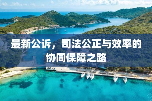 最新公訴，司法公正與效率的協(xié)同保障之路