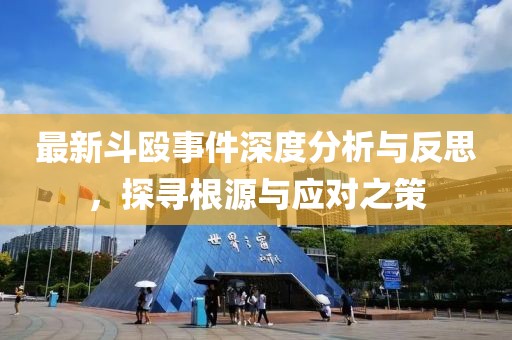 最新斗毆事件深度分析與反思，探尋根源與應(yīng)對之策