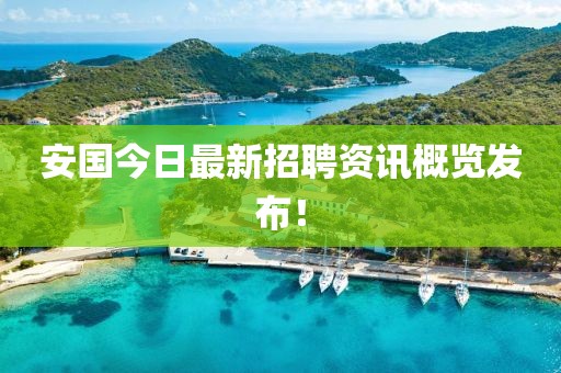 安國(guó)今日最新招聘資訊概覽發(fā)布！