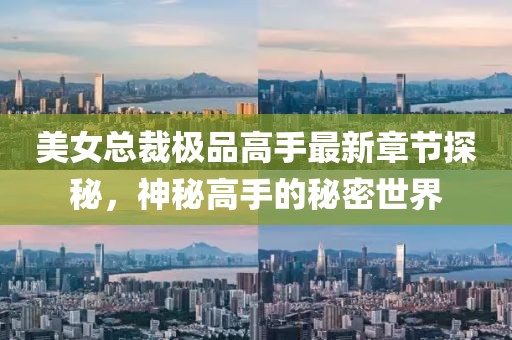 美女總裁極品高手最新章節(jié)探秘，神秘高手的秘密世界