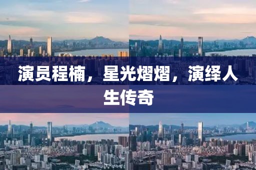 演員程楠，星光熠熠，演繹人生傳奇