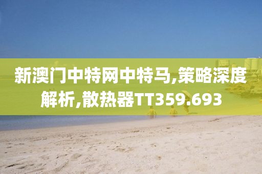 新澳門中特網(wǎng)中特馬,策略深度解析,散熱器TT359.693