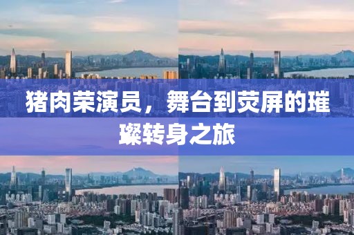 豬肉榮演員，舞臺(tái)到熒屏的璀璨轉(zhuǎn)身之旅