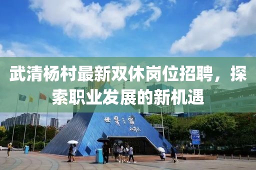 武清楊村最新雙休崗位招聘，探索職業(yè)發(fā)展的新機遇