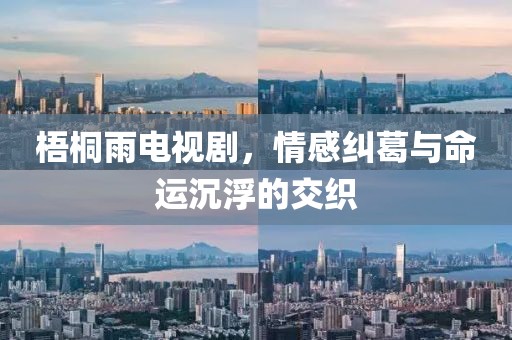 梧桐雨電視劇，情感糾葛與命運沉浮的交織