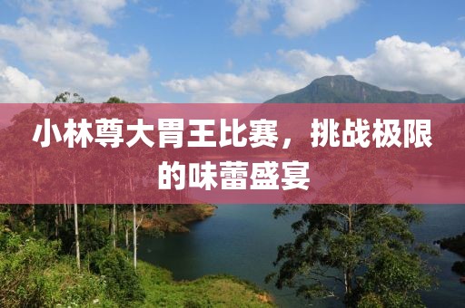 小林尊大胃王比賽，挑戰(zhàn)極限的味蕾盛宴
