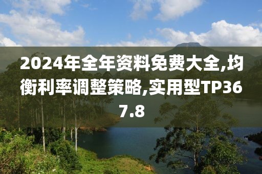 2024年全年資料免費大全,均衡利率調(diào)整策略,實用型TP367.8
