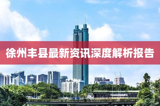 徐州豐縣最新資訊深度解析報告