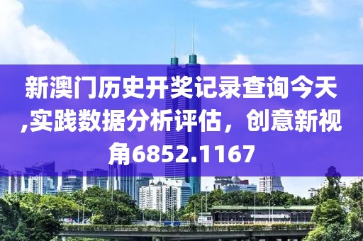 新澳門歷史開獎記錄查詢今天,實踐數(shù)據(jù)分析評估，創(chuàng)意新視角6852.1167