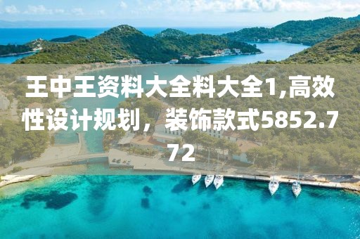 王中王資料大全料大全1,高效性設(shè)計規(guī)劃，裝飾款式5852.772