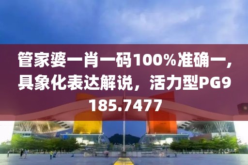 管家婆一肖一碼100%準確一,具象化表達解說，活力型PG9185.7477