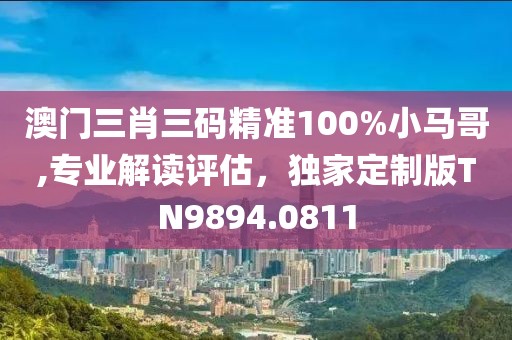 澳門三肖三碼精準(zhǔn)100%小馬哥,專業(yè)解讀評估，獨家定制版TN9894.0811