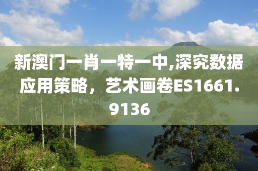 新澳門一肖一特一中,深究數(shù)據(jù)應用策略，藝術(shù)畫卷ES1661.9136