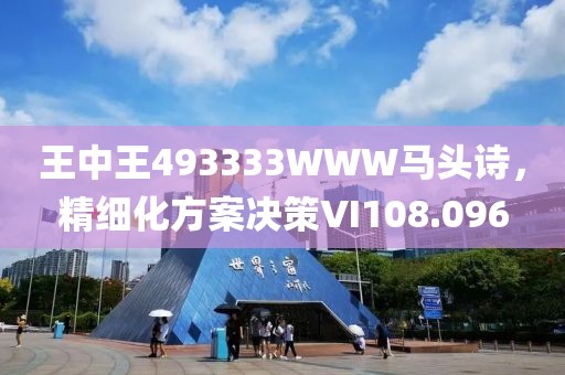 王中王493333WWW馬頭詩，精細(xì)化方案決策VI108.096