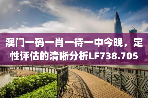 澳門一碼一肖一待一中今晚，定性評估的清晰分析LF738.705