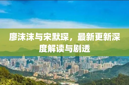 廖沫沫與宋默琛，最新更新深度解讀與劇透