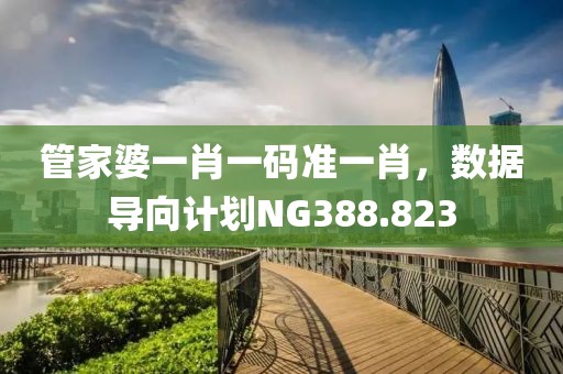 管家婆一肖一碼準(zhǔn)一肖，數(shù)據(jù)導(dǎo)向計(jì)劃NG388.823
