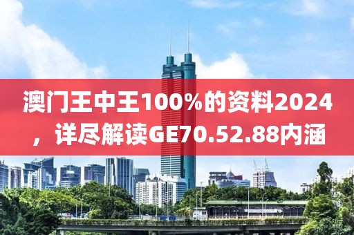 澳門王中王100%的資料2024，詳盡解讀GE70.52.88內(nèi)涵