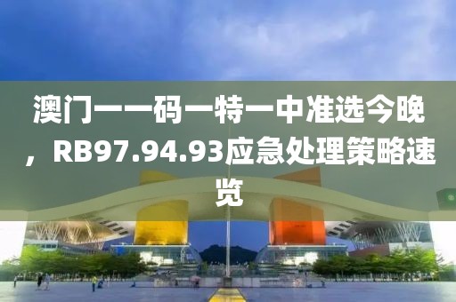 澳門一一碼一特一中準(zhǔn)選今晚，RB97.94.93應(yīng)急處理策略速覽