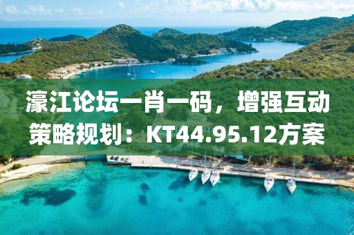 濠江論壇一肖一碼，增強互動策略規(guī)劃：KT44.95.12方案