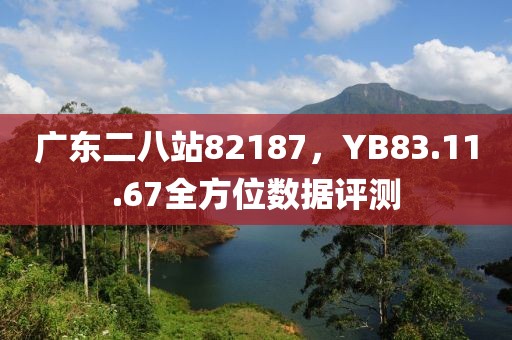 廣東二八站82187，YB83.11.67全方位數(shù)據(jù)評(píng)測