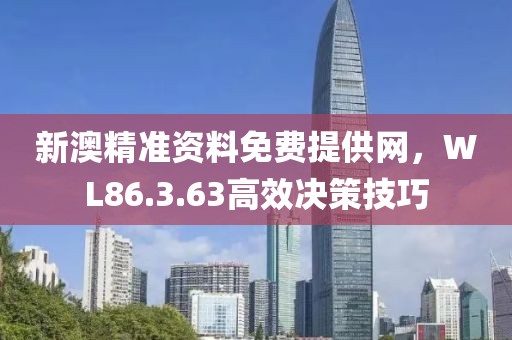 新澳精準資料免費提供網(wǎng)，WL86.3.63高效決策技巧