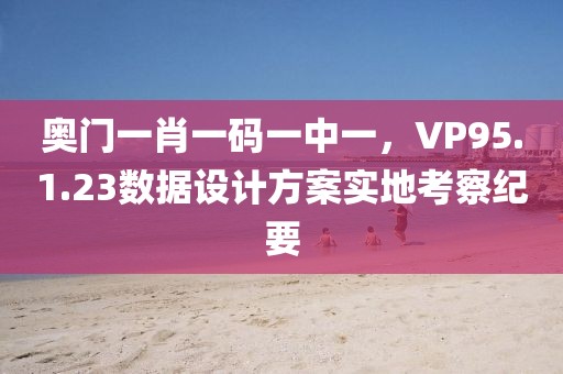奧門一肖一碼一中一，VP95.1.23數(shù)據(jù)設(shè)計方案實地考察紀(jì)要