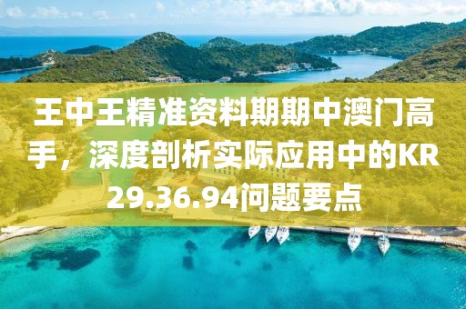 王中王精準(zhǔn)資料期期中澳門高手，深度剖析實(shí)際應(yīng)用中的KR29.36.94問題要點(diǎn)