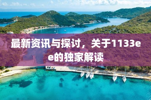 最新資訊與探討，關(guān)于1133ee的獨(dú)家解讀